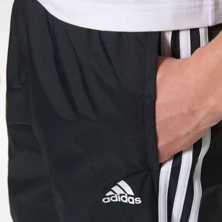 adidas Men`s ESSENTIALS 3 STRIPES PANTS Black EX5030 Size Medium