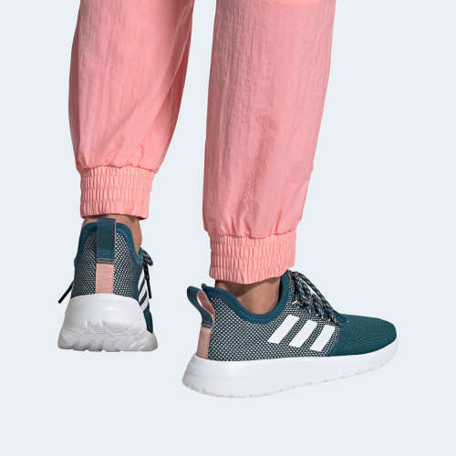 adidas Women's Lite Racer RBN Green/ White/ Pink EG3264 Size UK 7 (SA 7)