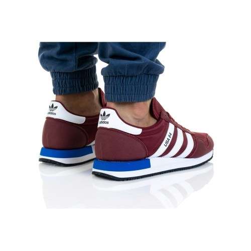 adidas Men's Classics USA 84 Collegiate Burgundy/ White/ Blue FV2051 Size UK 11 (SA 11)