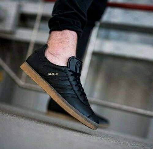 adidas Men's GAZELLE Core Black BD7480 Size UK 9 (SA 9)