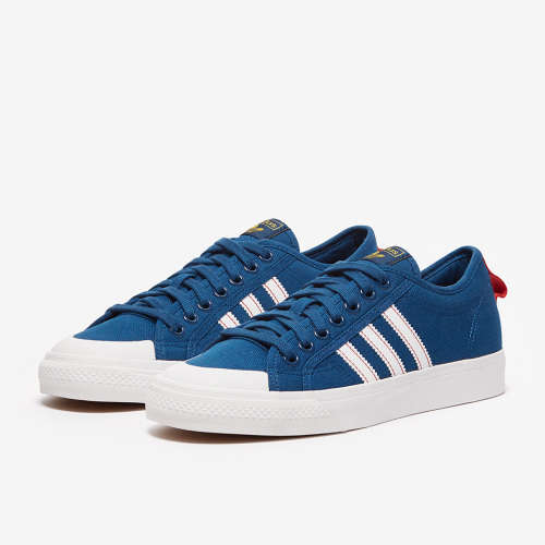adidas Men's NIZZA Legend Marine/ Crystal White/ Glory Red EF5706 Size UK 11 (SA 11)