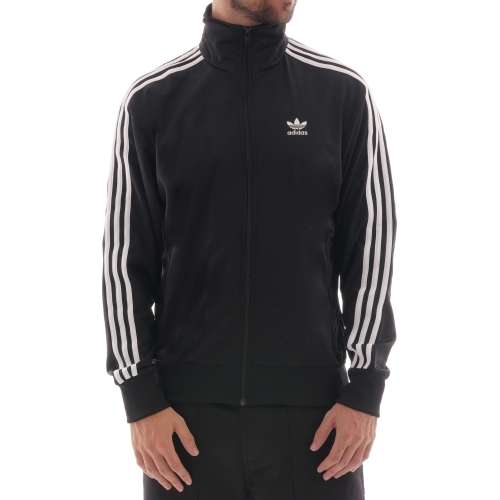 adidas Men`s FIREBIRD TREFOIL TRACK TOP Black EX5210 Size Large