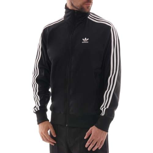 adidas Men`s FIREBIRD TREFOIL TRACK TOP Black EX5210 Size Large