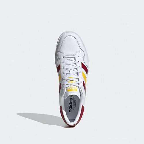 adidas Men`s TEAM COURT White/ Bright Yellow FW5066 Size UK 8 (SA 8)