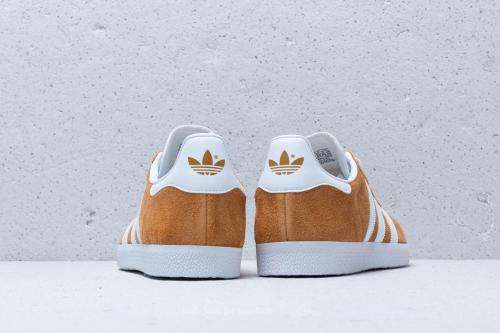 adidas Men`s GAZELLE Mesa Gold/ White B41653 Size UK 10.5 (SA 10.5)