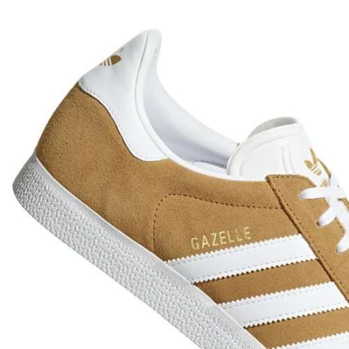 adidas Men`s GAZELLE Mesa Gold/ White B41653 Size UK 10.5 (SA 10.5)
