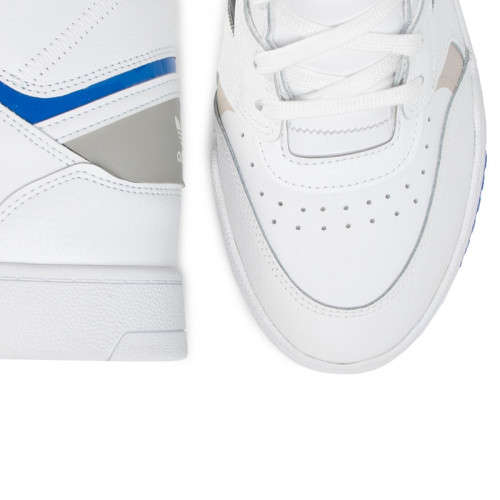 adidas Men's DROP STEP Footwear White/ Metal Grey/ Glow Blue EF7137 Size UK 9 (SA 9)