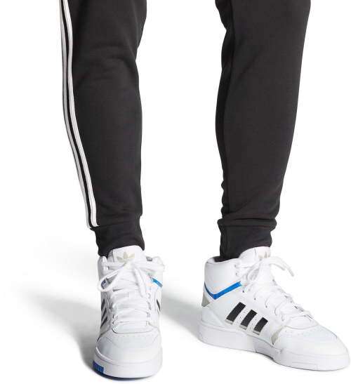 adidas Men's DROP STEP Footwear White/ Metal Grey/ Glow Blue EF7137 Size UK 9 (SA 9)