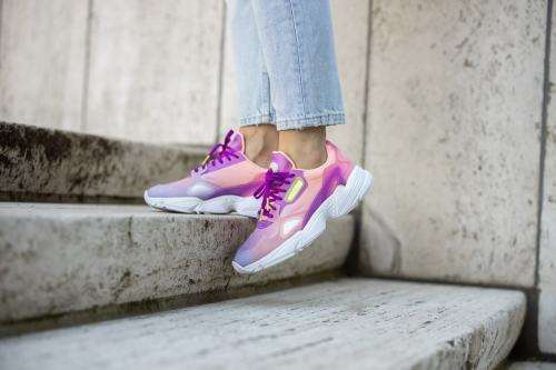 adidas Women`s FALCON Bliss Purple/ Shock Purple/ Haze Coral FW2486 Size UK 5 (SA 5)
