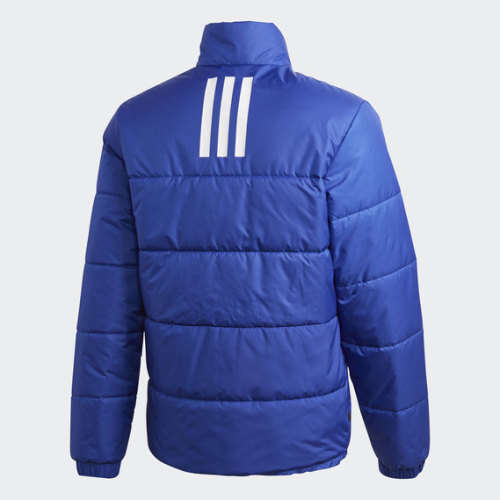 adidas Men's BSC 3-STRIPES INSULATED WINTER JACKET Team Royal Blue GE5853 Size Large
