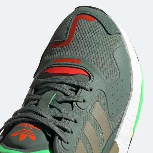 adidas Men`s DAY JOGGER Trace Green/ Cargo/ Solar Red FW4817 Size UK 10.5 (SA 10.5)