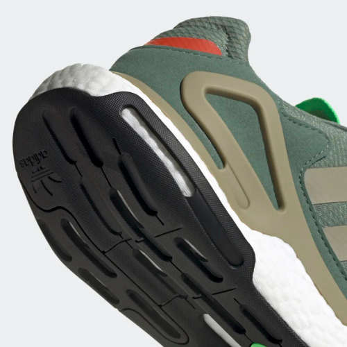 adidas Men`s DAY JOGGER Trace Green/ Cargo/ Solar Red FW4817 Size UK 10.5 (SA 10.5)