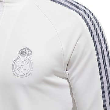 adidas Men's REAL MADRID ANTHEM JACKET White GD4261 Size Large