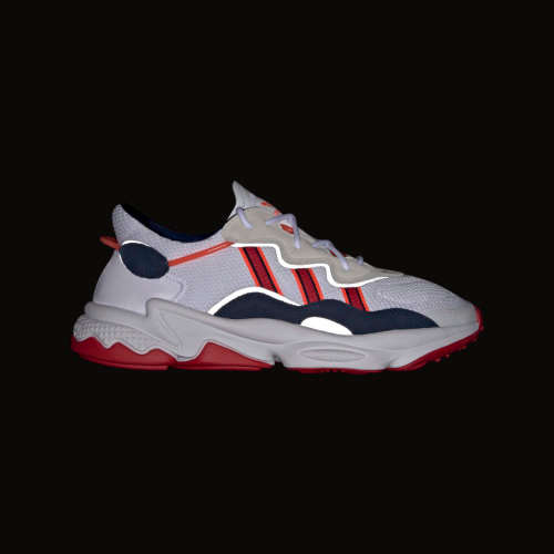 adidas Men's OZWEEGO Cloud White/ Collegiate Navy/ Scarlet EG8127 Size UK 8 (SA 8)