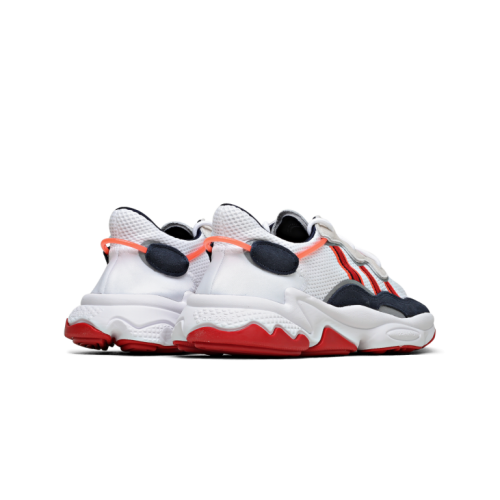 adidas Men's OZWEEGO Cloud White/ Collegiate Navy/ Scarlet EG8127 Size UK 8 (SA 8)