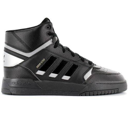 adidas Men's DROP STEP Core Black / Silver Metallic EF7141 Size UK 9 (SA 9)