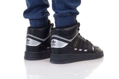 adidas Men's DROP STEP Core Black / Silver Metallic EF7141 Size UK 9 (SA 9)