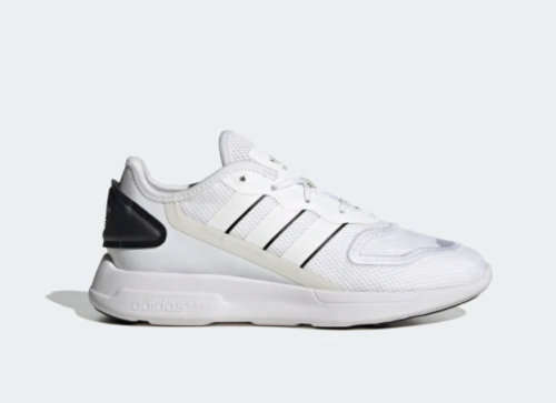 adidas Women`s ZX 2K FLORINE Cloud White / Core Black FW0089 Size UK 7 (SA 7)