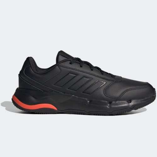 adidas Men`s HOTAKI Core Black / Semi Solar Red FY3514 Size UK 8 (SA 8)