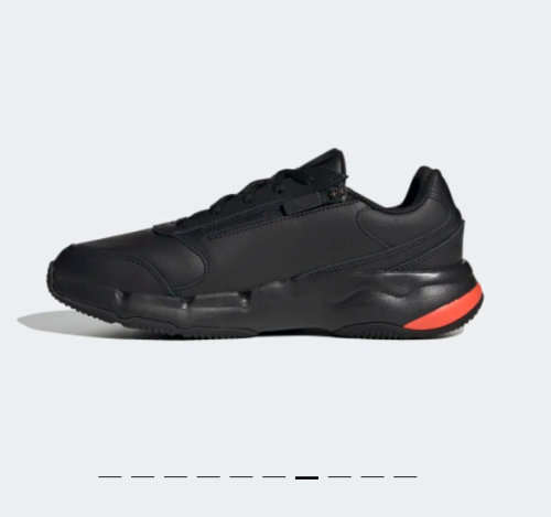 adidas Men`s HOTAKI Core Black / Semi Solar Red FY3514 Size UK 8 (SA 8)