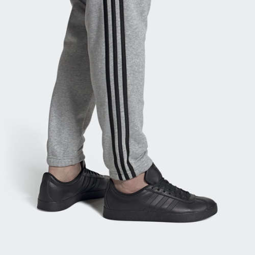 adidas Men`s VL COURT 2.0 Core Black/ Black FW3774 Size UK 10 (SA 10)
