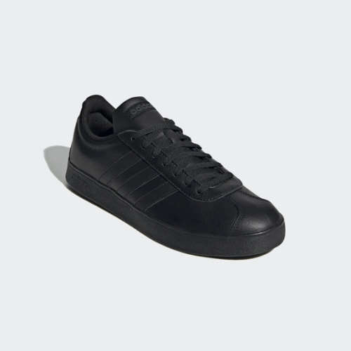 adidas Men`s VL COURT 2.0 Core Black/ Black FW3774 Size UK 10 (SA 10)
