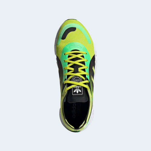 adidas Men's SONKEI Semi Solar Yellow/ Black/ Shock Lime FV0977 Size UK 11 (SA 11)