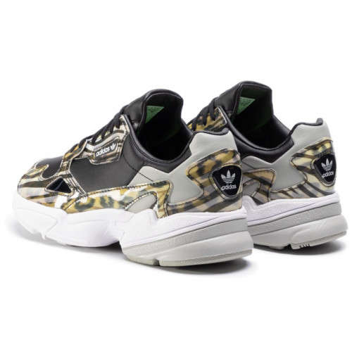 adidas Women`s FALCON Core Black / Metal Grey / Cloud White FV3080 Size UK 6 (SA 6)