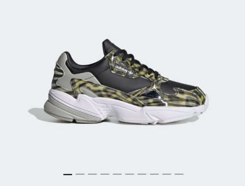 adidas Women`s FALCON Core Black / Metal Grey / Cloud White FV3080 Size UK 6 (SA 6)
