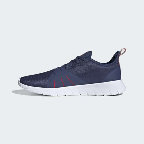 adidas Men's ASWEERUN 2.0 Tech Indigo /Legend Ink /Scarlet  FW1674 Size UK 10 (SA 10)