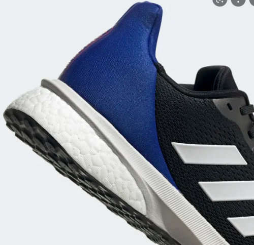 adidas Men`s ASTRARUN Core Black / Cloud White / Solar Red EH1531 Size UK 12 (SA 12)