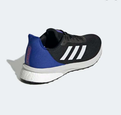 adidas Men`s ASTRARUN Core Black / Cloud White / Solar Red EH1531 Size UK 12 (SA 12)