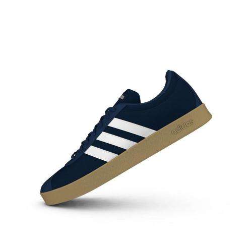 adidas Men`s VL COURT 2.0 Tech Indigo/ Cloud White/ CVore Black EG3986 Size UK 8 (SA 8)