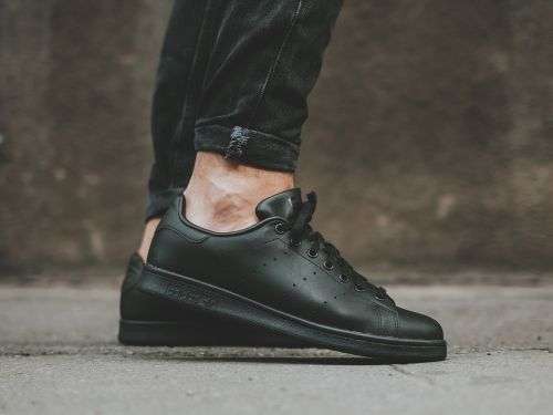 adidas Men's Originals Stan Smith Black M20327 Size UK 11 (SA 11)