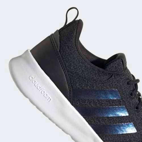 adidas Women`s QT RACER 2.0 Core Black/ Iridescent/ Grey Six FY8309 Size UK 4 (SA 4)