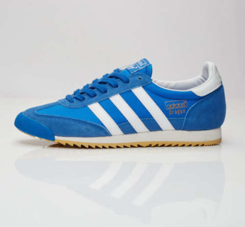 adidas Men's DRAGON OG Blue/ White/ Gum BB1269 Size UK 11 (SA 11)