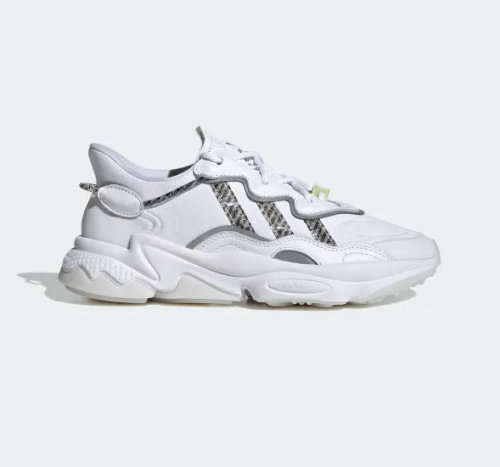 adidas Women's OZWEEGO Cloud White/ Core Black/ Silver Metallic FV8116 Size UK 4.5 (SA 4.5)