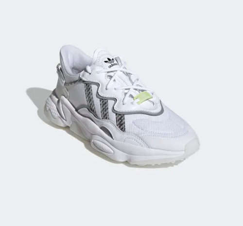 adidas Women's OZWEEGO Cloud White/ Core Black/ Silver Metallic FV8116 Size UK 4.5 (SA 4.5)