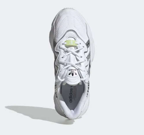 adidas Women's OZWEEGO Cloud White/ Core Black/ Silver Metallic FV8116 Size UK 4.5 (SA 4.5)