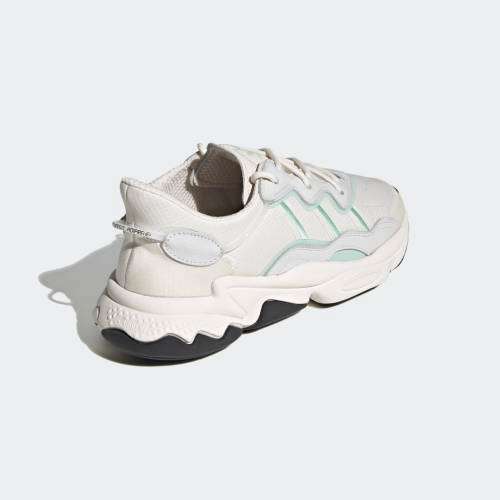 adidas Men's OZWEEGO Chalk White/ Blush Green/ Core Black FV9663 Size UK 10 (SA 10)