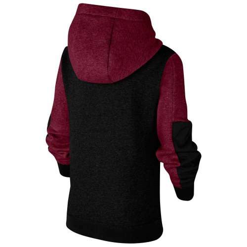 Nike AIR Boys Full Zip Hoodie Beetroot/ Black DJ0664 638 (STD FIT) Size Medium