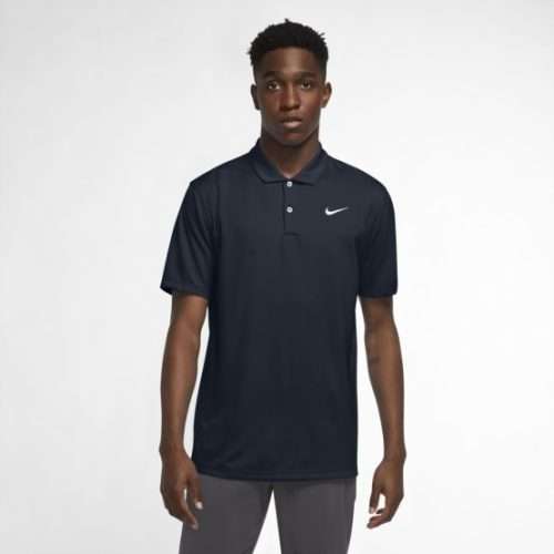 NIKE Men`s Dry Essential Solid Golf Polo Shirt Black CU9792 010 Size XL