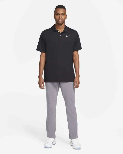 NIKE Men`s Dry Essential Solid Golf Polo Shirt Black CU9792 010 Size XL