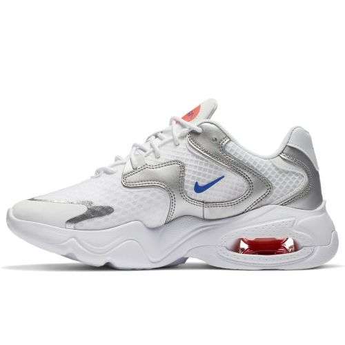 Nike Women`s Air Max 2X White Metallic Silver Racer Blue CK2947 102 Size UK 5 (SA 5)