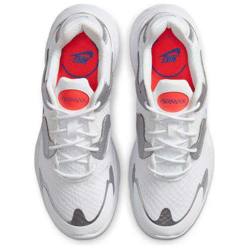 Nike Women`s Air Max 2X White Metallic Silver Racer Blue CK2947 102 Size UK 5 (SA 5)