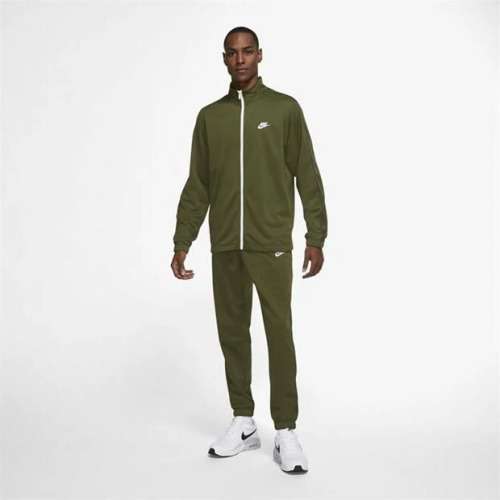 NIKE Men`s NSW Basic Track Suit Taper Leg Pants Rough Green DN4369 326 Size XL