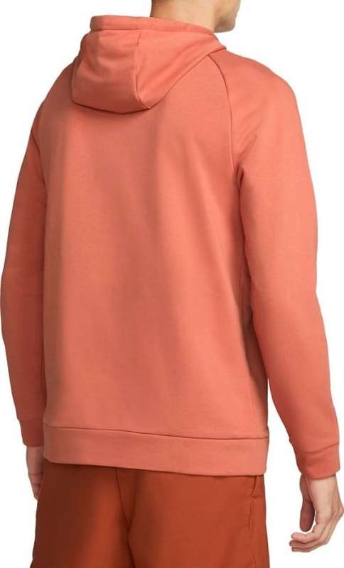 Nike Men`s DRI FIT Hoodie Swoosh Sweatshirt Root/ Black CZ2425 827 Size XXL