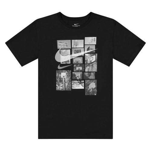 NIKE Men`s ONE CITY BASKETBALL SS Tee Black DM2529 010 Size Large