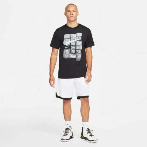 NIKE Men`s ONE CITY BASKETBALL SS Tee Black DM2529 010 Size Large