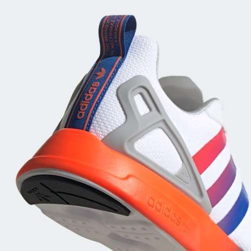 adidas Men`s ZX 2K FLUX Cloud White / Core Black / Blue FX2044 Size UK 10 (SA 10)